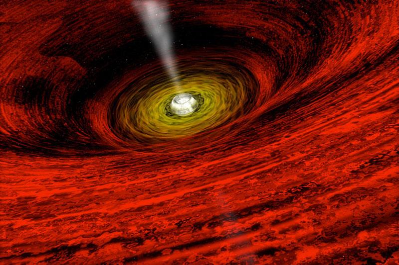 GRO J1655-40: вращающаяся черная дыра